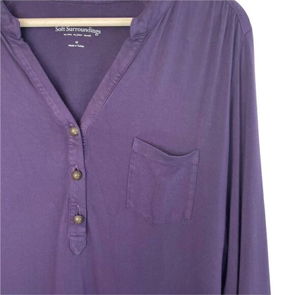 Soft Surroundings Rayon Spandex Blend Top - Picture 3 of 9